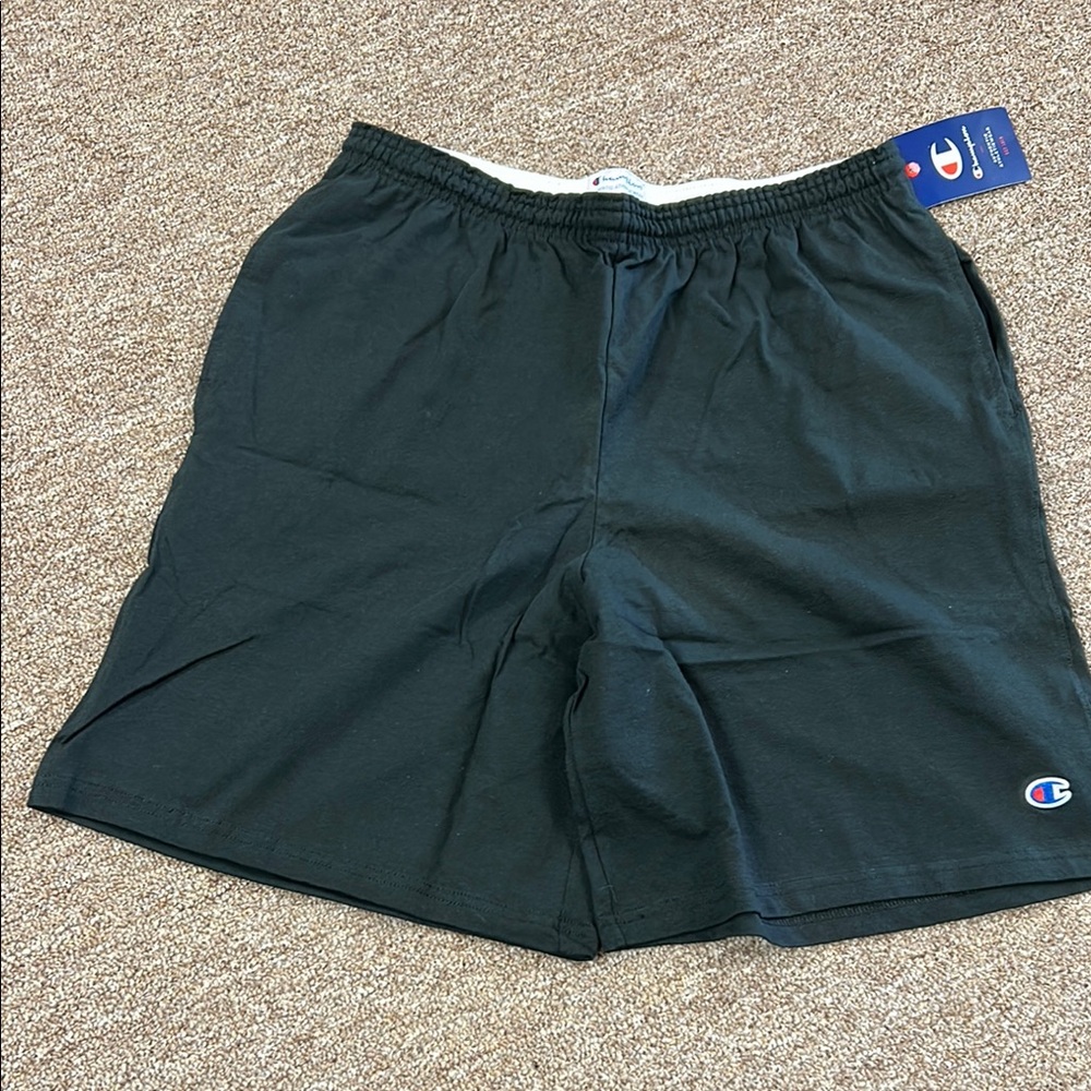 Champion Black Athletic Shorts Lightweight Performance